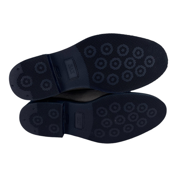 SAX Italy Loafers Leather Suede Grey Crocodile Women's Sz 35 / 5 NIB $300 - Picture 11 of 13